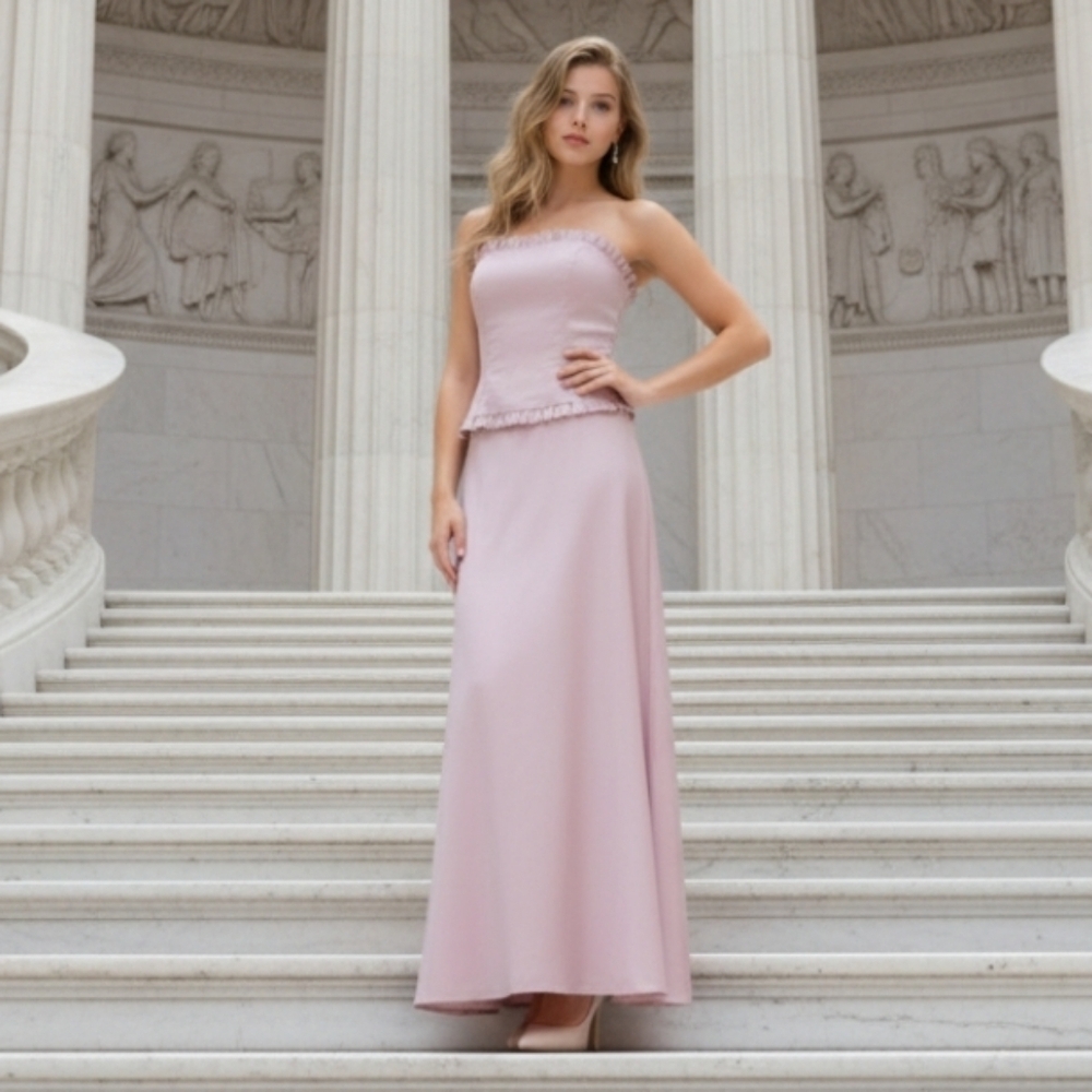 Panoply Gown Lavender Two-Piece Size 7-8